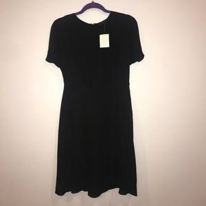 NWT Black Silk Dress